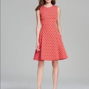 Kate Spade Corey red & white polka dot fit & flare